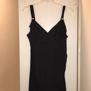 Women’s black evening dress